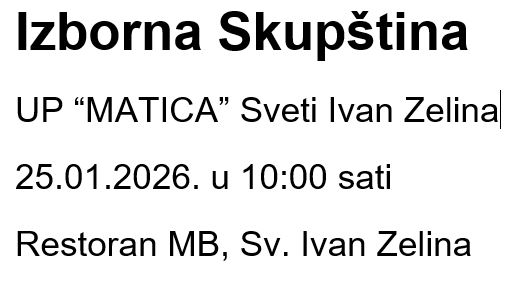 Izborna skupština 2026